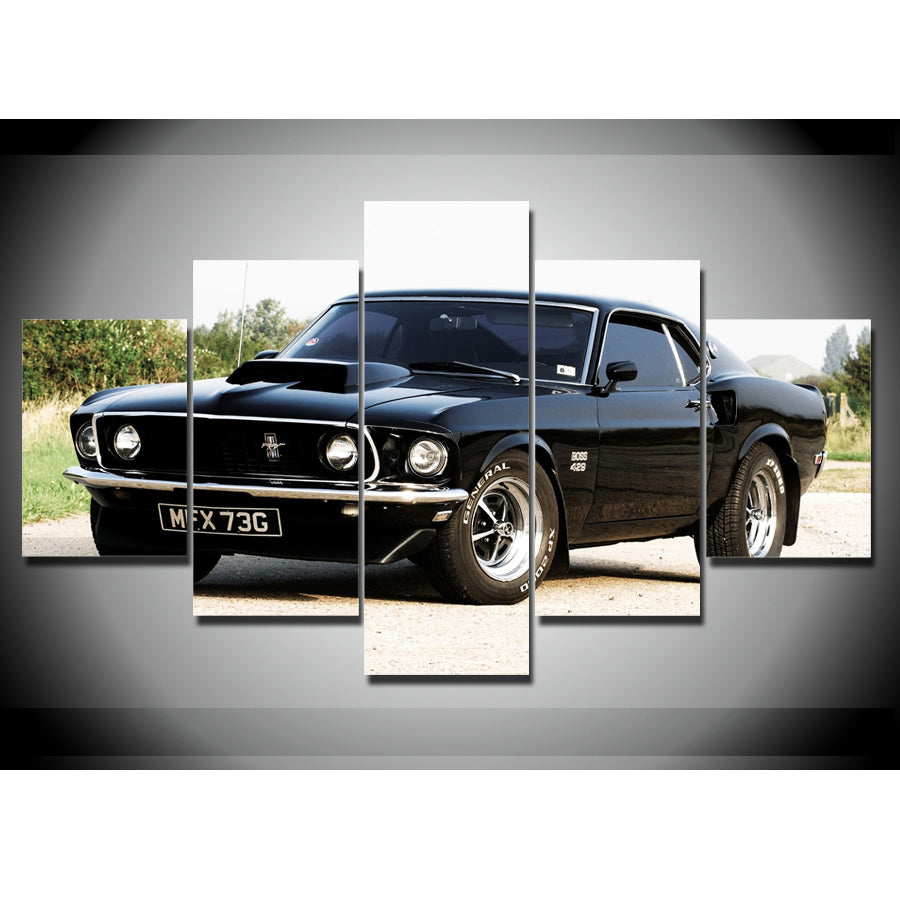 MUSCLE CAR CANVAS ART USA