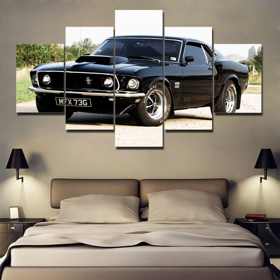 MUSCLE CAR CANVAS ART USA