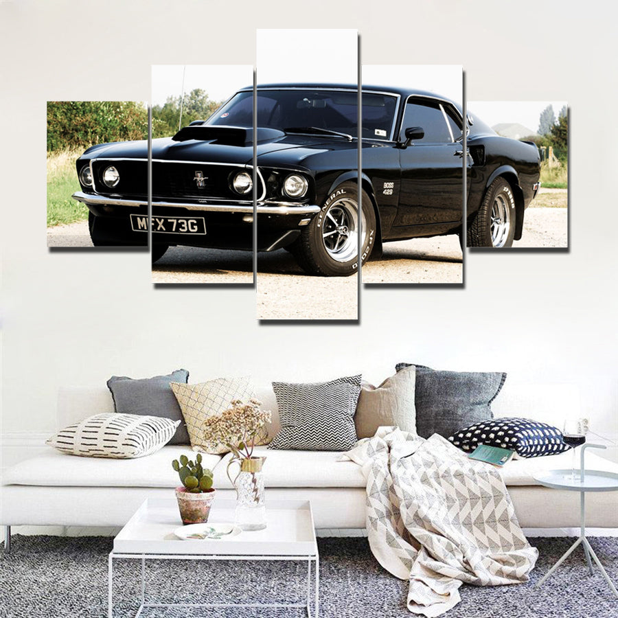 MUSCLE CAR CANVAS ART USA