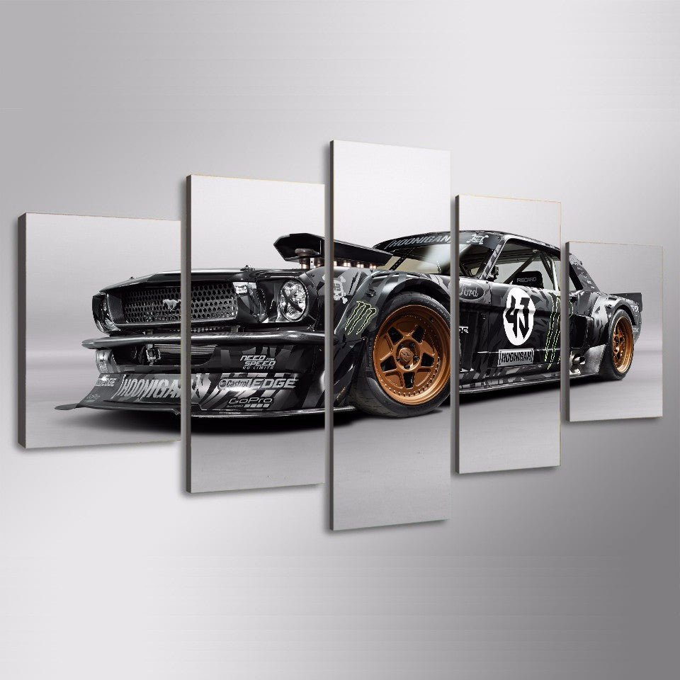 MODDED MUSTANG CANVAS ART