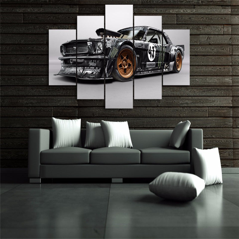 MODDED MUSTANG CANVAS ART