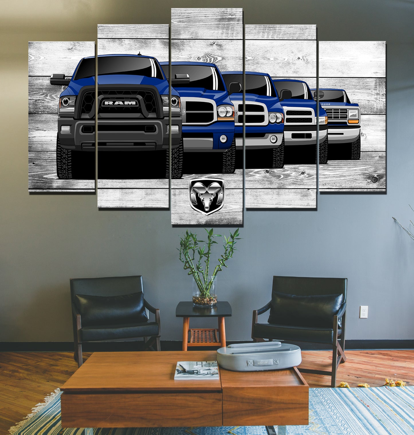 RAM TRUCK GENERATIONS WALL ART