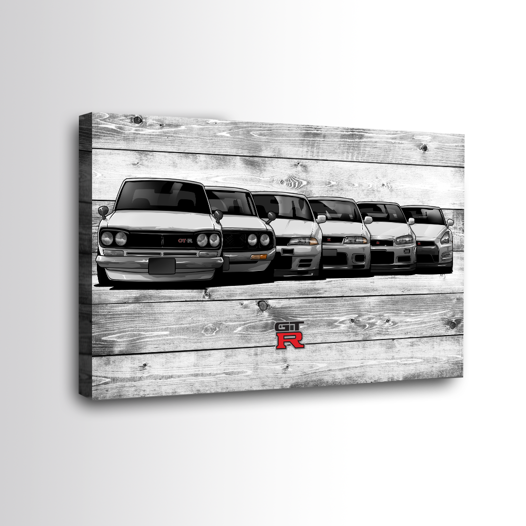 GTR GENERATION CANVAS WALL ART