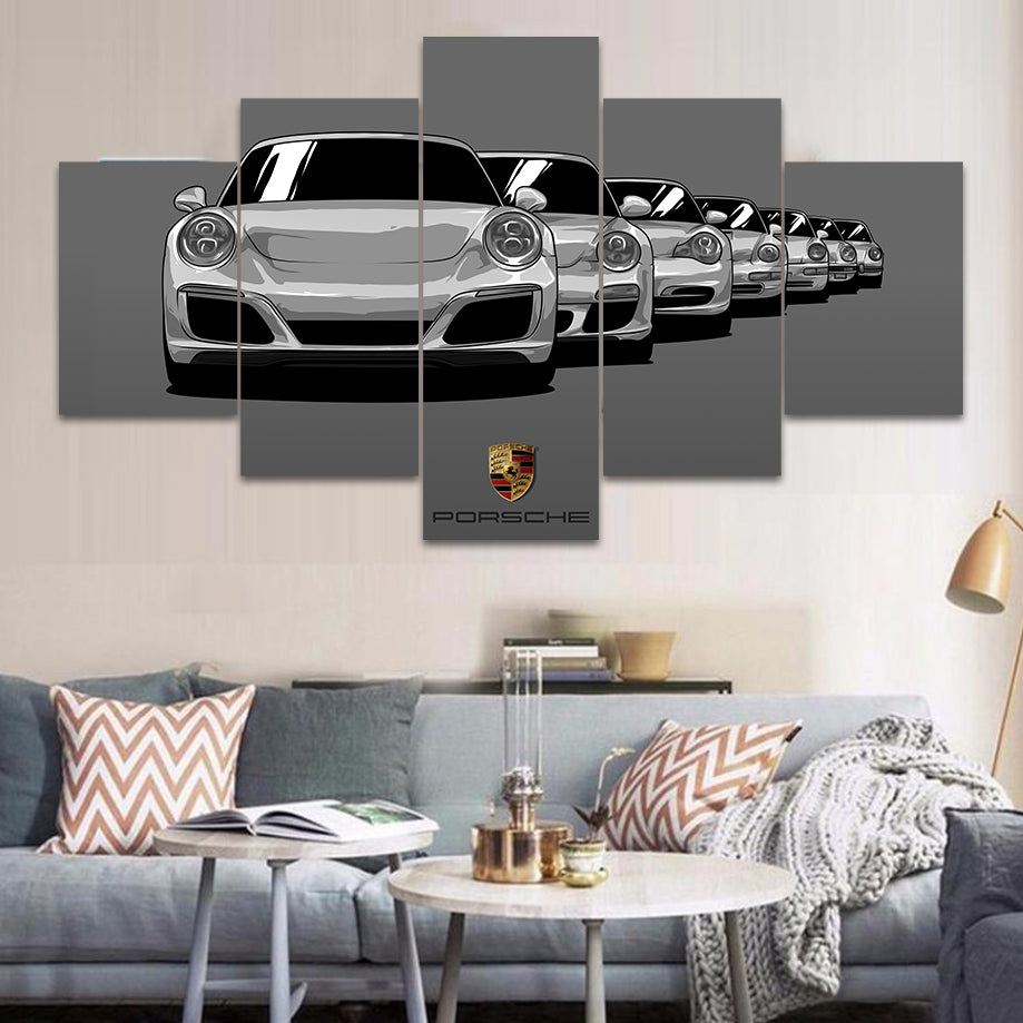 PORSCHE GENERATION WALL ART