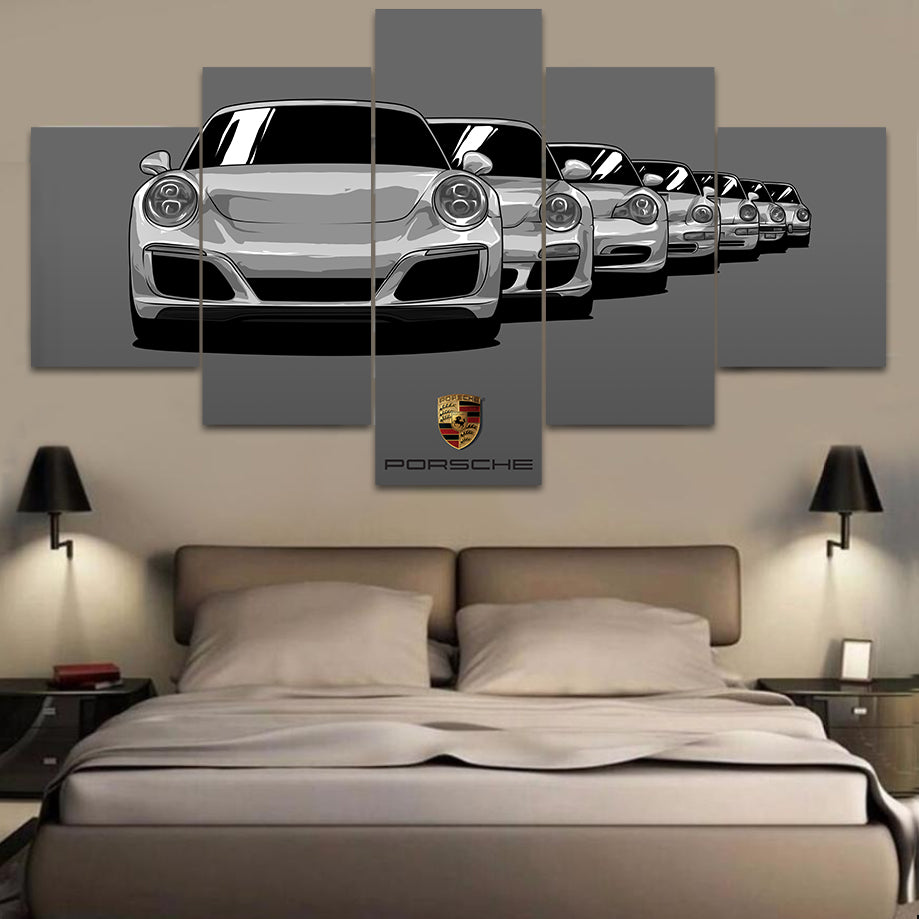 PORSCHE GENERATION WALL ART